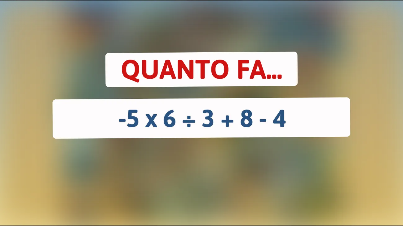 Sei abbastanza geniale da risolvere questo semplice calcolo matematico che sta sfidando menti brillanti? Scoprilo ora!"