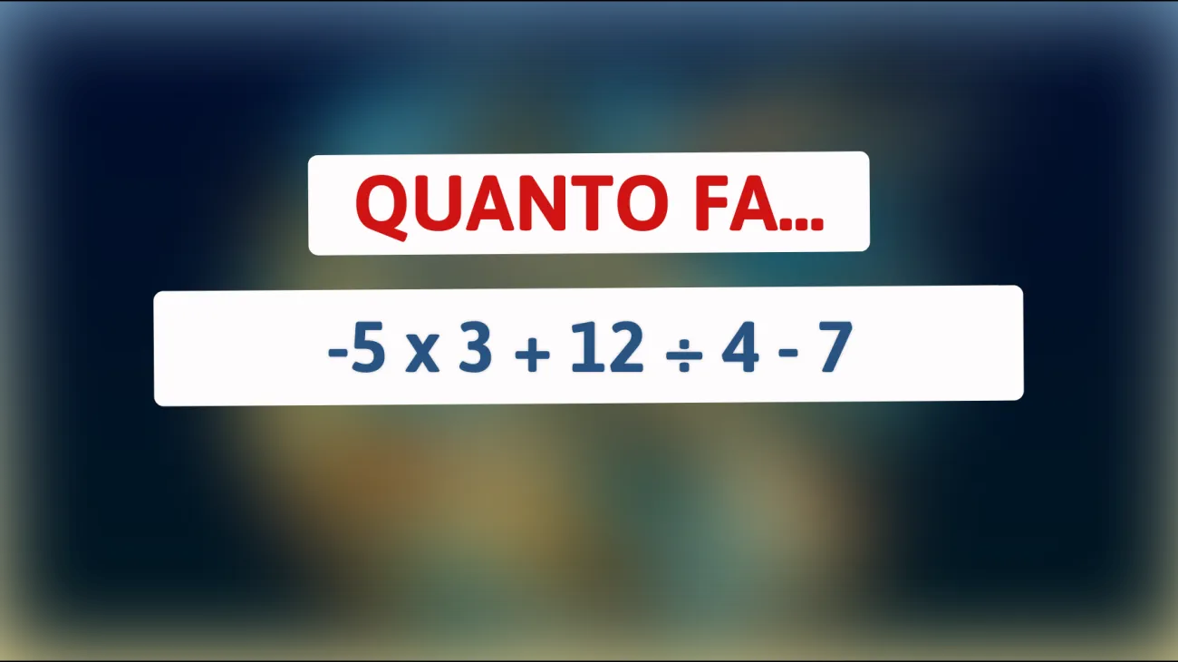 Solo il 2% delle persone riesce a risolvere questo indovinello matematico! Sei tra i pochi geni? Scoprilo ora!"